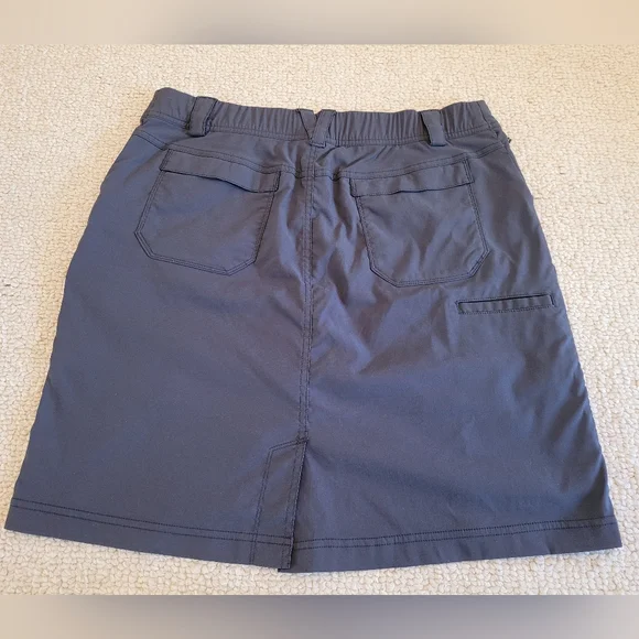 Duluth Trading Co Womens Dry On the Fly Skort/Skirt Gray Size 12 Hiking Outdoor. - Picture 8 of 12